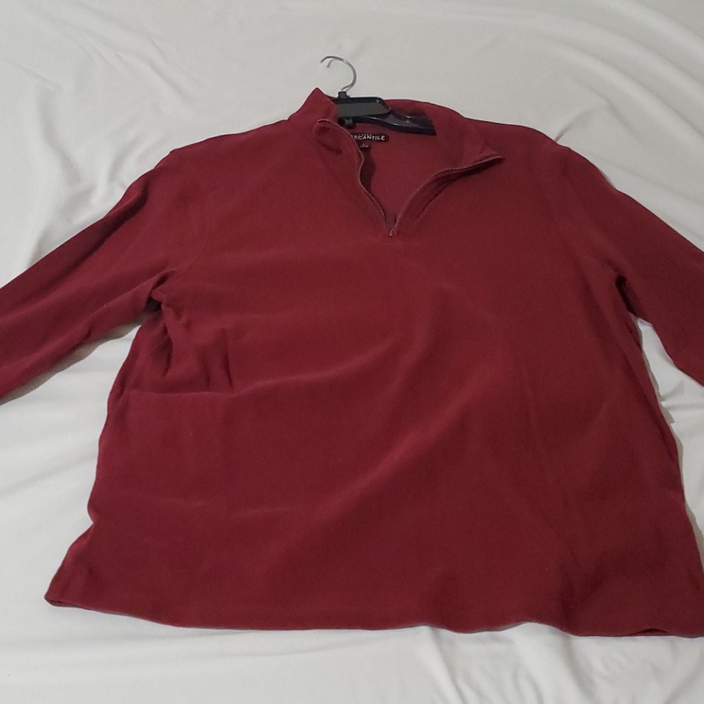 Burgundy J.Crew Mercantile sweater